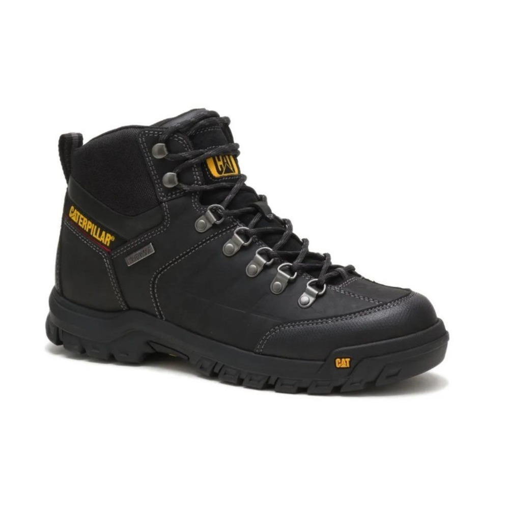 Caterpillar® CAT (Men's 12 M) Threshold™ Waterproof Work Boot in Black - $120 - Picture 2 of 10